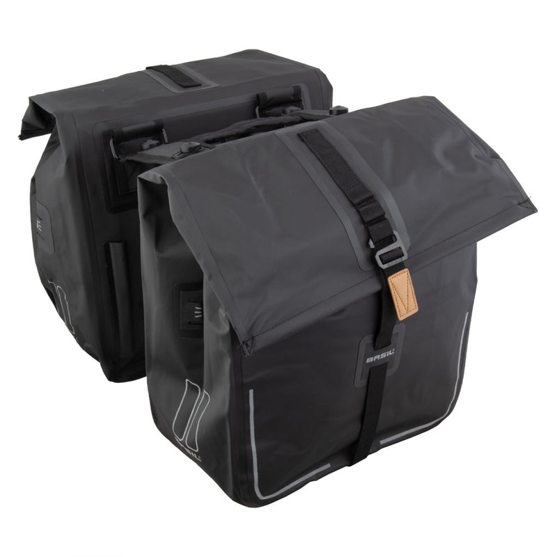 Load image into Gallery viewer, Basil-Urban-Dry-Double-Pannier-Bag-Panniers-Water-Reistant-Tarpaulin_PANR0277
