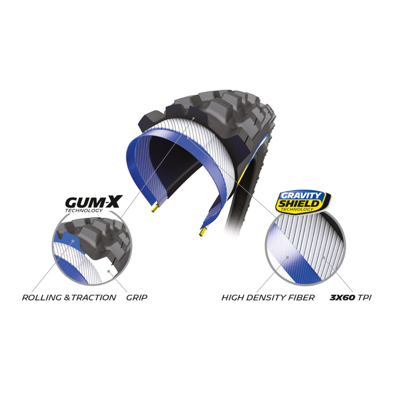 Load image into Gallery viewer, Michelin Wild AM2 Tubeless Mountain Bike Tires – All-Mountain, Trail, E-Bike Ready, GravityShield Casing, Gum-X Technology, 27.5" & 29" Sizes