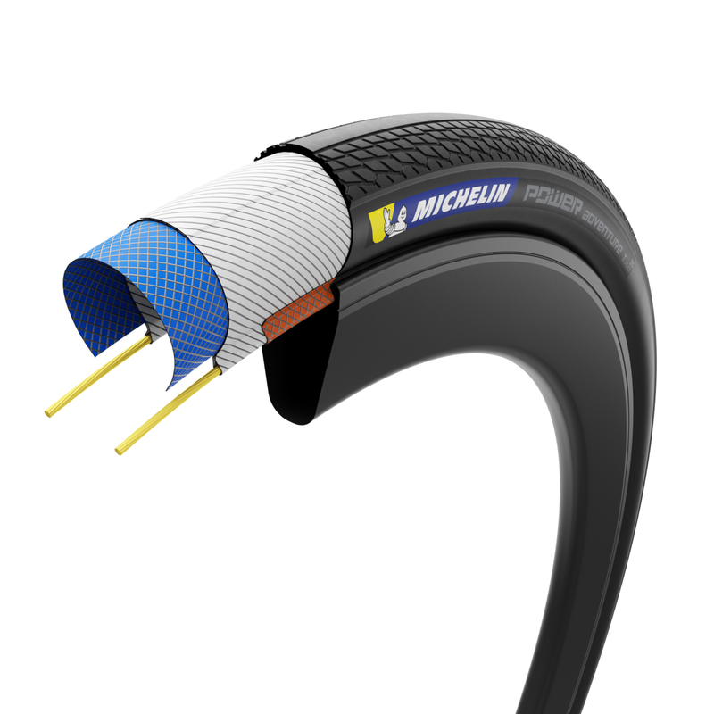 Load image into Gallery viewer, Michelin Power Adventure 650Bx48 Tubeless Bicycle Tires – Durable, Puncture-Resistant, Performance-Optimized for Gravel and Trail Cycling