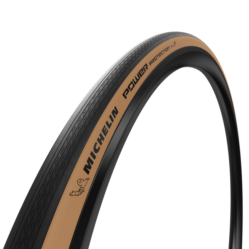 Load image into Gallery viewer, Michelin Power Protection Tubeless-Ready Road Tires — Durable, Puncture-Resistant, Wet-Grip, Magi-X Compound, Bead to Bead Reinforced for Performance