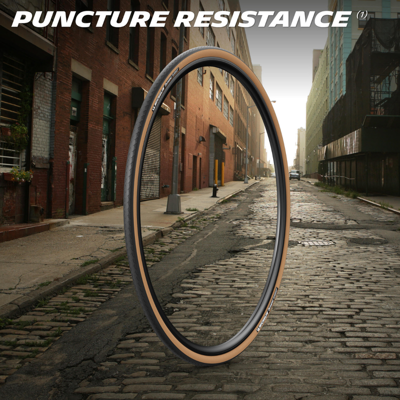 Load image into Gallery viewer, Michelin Dynamic Classic Road Bike Tires – Durable, Lightweight Tubeless & Non-Tubeless 700c Clincher Tyres with Gum Walls, Various Widths & Sizes