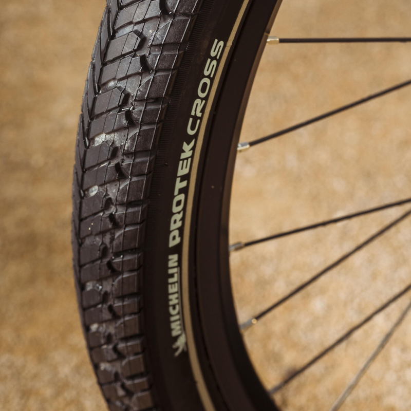 Load image into Gallery viewer, Michelin Protek Cross BR 26 x 1.60 & 1.85 All-Terrain E-Bike Tire with Anti-Puncture Reinforcement, City Rubber Compound, City Shield Casing