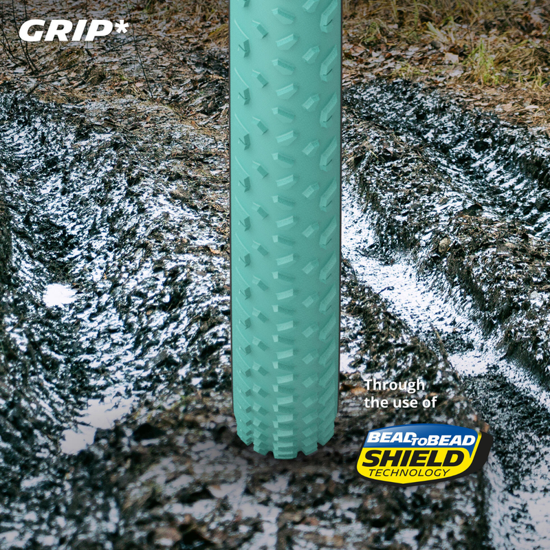 Load image into Gallery viewer, Michelin Power Cyclocross Mud Gravel Tire 700C 33mm Green - Tan Tubeless Ready