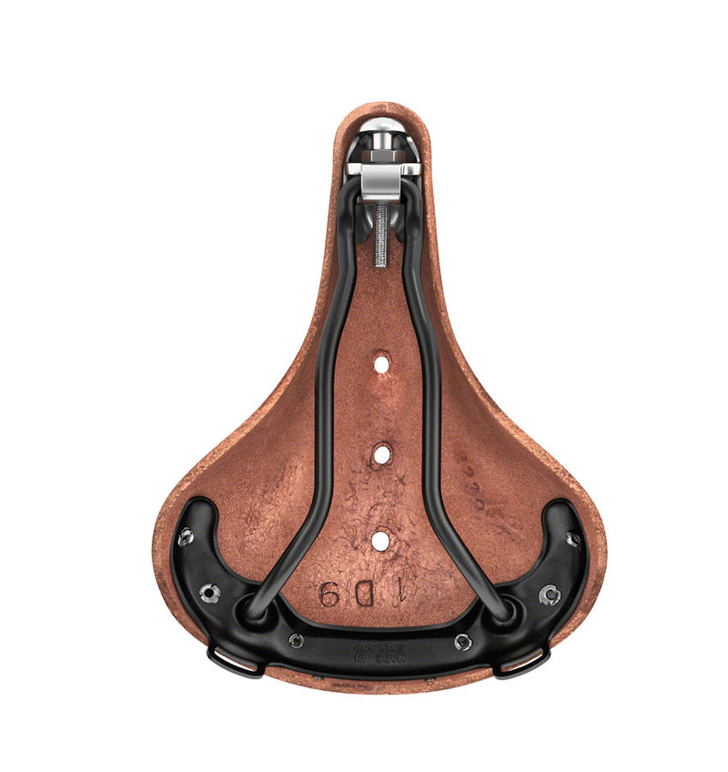 Load image into Gallery viewer, Brooks B17 Short Saddle - Antique Brown 176mm Width Leather Steel Rails