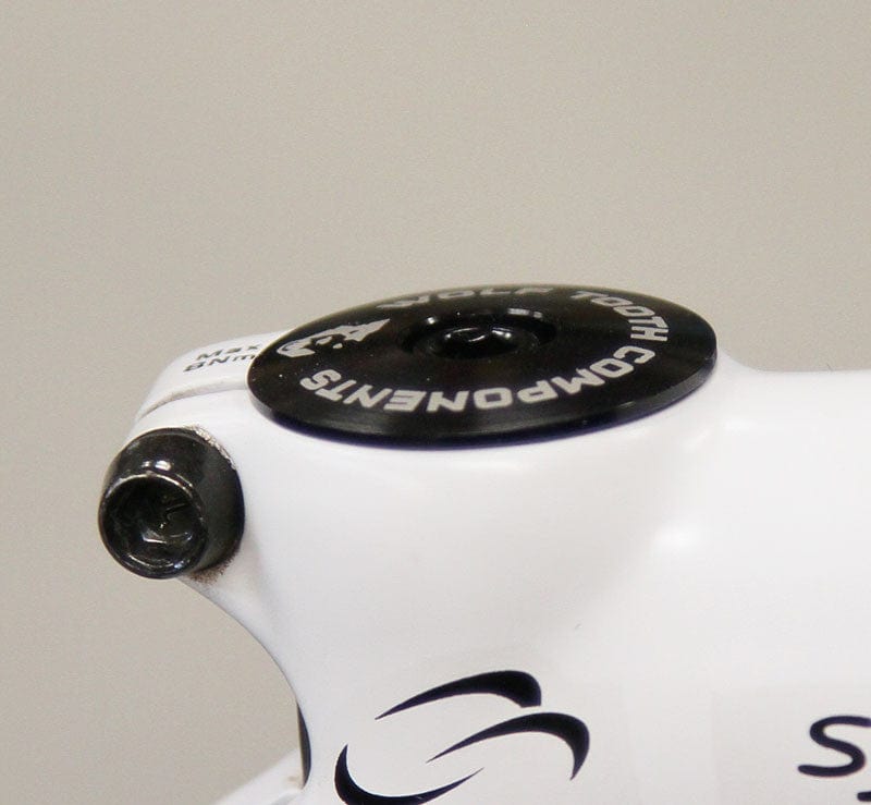 Load image into Gallery viewer, Wolf Tooth Ultralight 7075 Aluminum Stem Cap & Bolt - Raw Silver