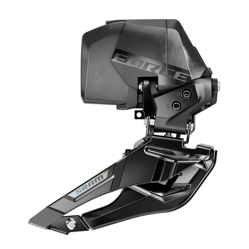 Load image into Gallery viewer, SRAM Force AXS Front Derailleur - 2x12-Speed, Braze-on, (Battery Not Included), Black, E1