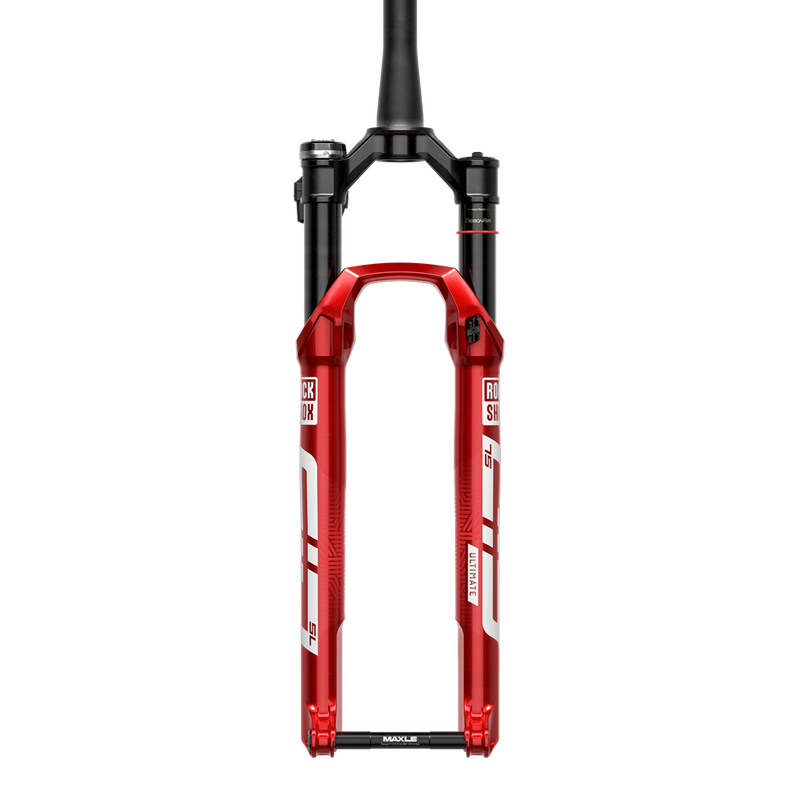Load image into Gallery viewer, RockShox AM FS SID SL Ultimate Fork – 29" Boost, 110mm Travel, Electric Red, Tapered DebonAir, E1, Includes Maxle Stealth, Star Nut, ZipTie Fender, Battery & Charger