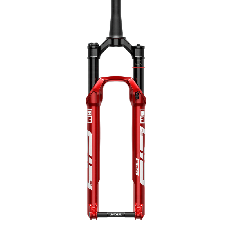 Load image into Gallery viewer, RockShox SID SL Ultimate Race Day Fork – 29" Boost 15x110mm, 100mm Travel, Electric Red, Tapered DebonAir with Remote (Includes Star Nut, Maxle Stealth, ZipTie Fender) — Lightweight, High-Performance XC MTB Suspension for Cross Country & Trail Riding