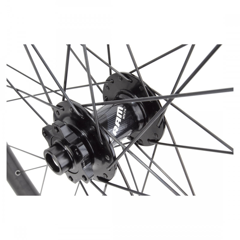 Load image into Gallery viewer, Wheel Master 29in Mavic EN827 Wheelset 15-12x100-142mm Double Wall 6-Bolt Blk