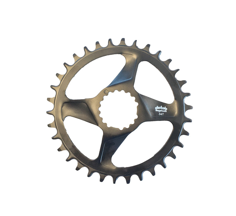 Load image into Gallery viewer, FSA Comet MegaTooth Chainring 30t Direct Mount 12-Speed Hyperglide+ Aluminum Blk