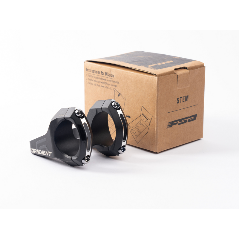 Load image into Gallery viewer, Full Speed Ahead Gradient Stem - 45mm, 31.8mm Clamp, +6, 1 1/8", Black, Direct Mount
