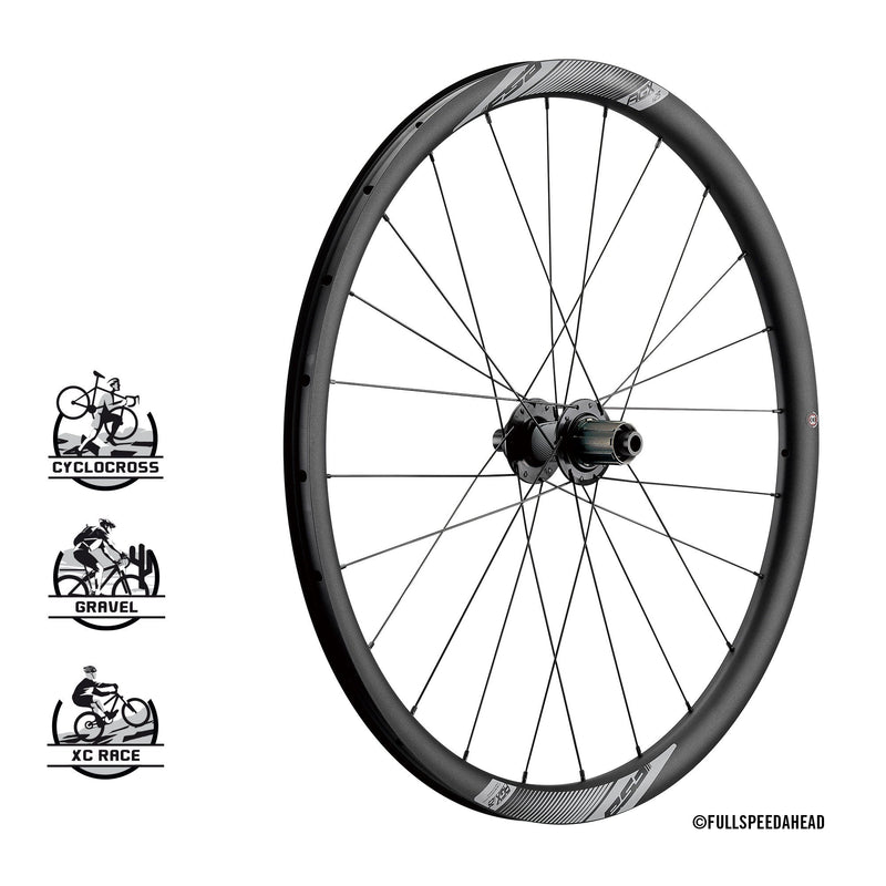 Load image into Gallery viewer, Full-Speed-Ahead-Non-Series-AGX-i25-Wheelset-Wheel-Set-700c-Tubeless-Ready-Clincher-TBVL0830-Bicycle-Wheelset