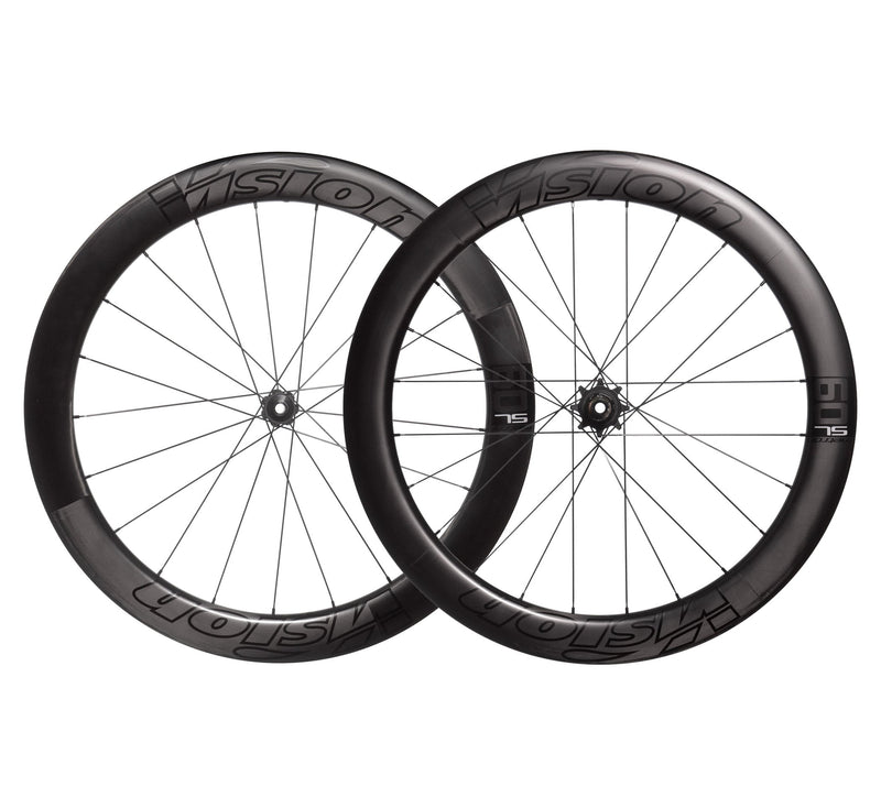 Load image into Gallery viewer, Vision Metron 60 SL TL Disc Wheelset - 700, 12 x 100mm/12 x 142mm, Center-Lock, HG 11/12, Carbon, Black