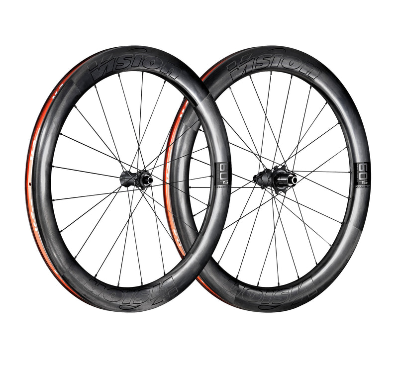 Load image into Gallery viewer, Vision-Metron-60-SL-TL-Disc-Wheelset-Wheel-Set-700c-Tubeless-Ready-Clincher-RRWH3615-Bicycle-Wheelset