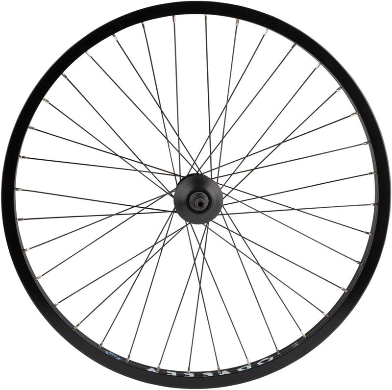 Load image into Gallery viewer, Odyssey Hazard Lite Rear Wheel 24in 14x110mm Rim Brake Cassette Hard Black 36H