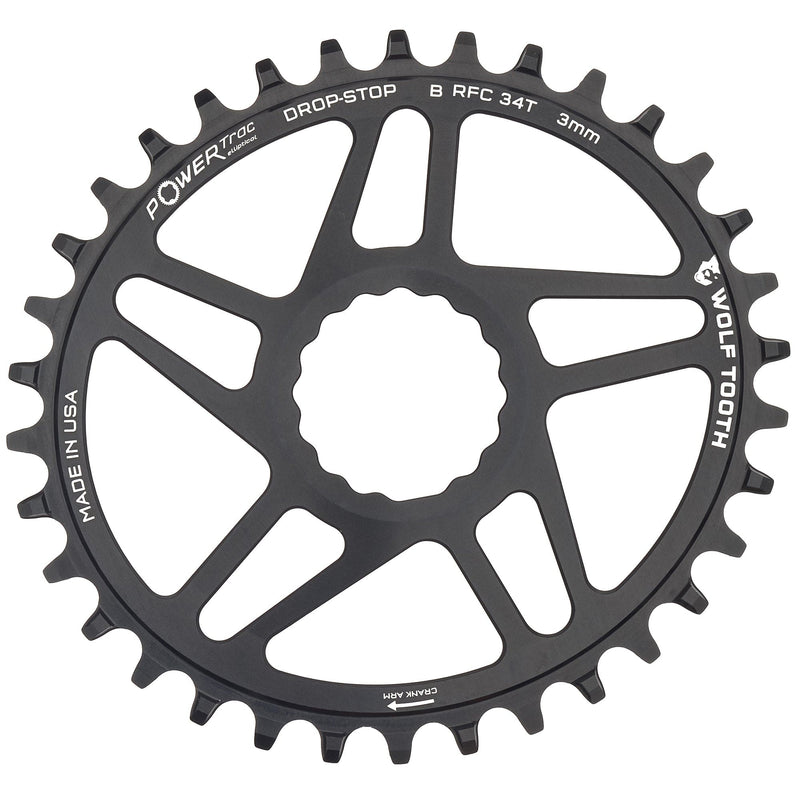 Load image into Gallery viewer, Wolf Tooth Elliptical Chainring 30t RaceFace/Easton Direct Mount 12-Speed Alloy