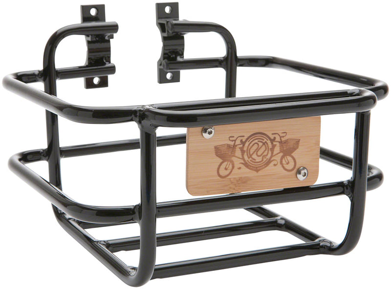 Load image into Gallery viewer, Portland Design Works Takeout Basket Black Aluminum 10x6x4`
