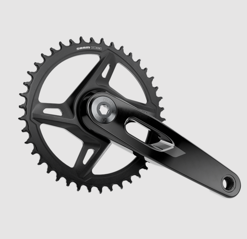 Load image into Gallery viewer, SRAM Rival 1x XPLR E1 Crankset, Speed: 12/13, Spindle: 28.99mm, BCD: Direct Mount SRAM 8 Bolt, 42, DUB, 165mm, Black,