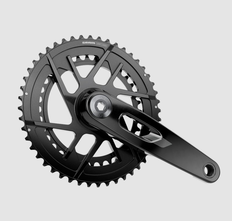 Load image into Gallery viewer, SRAM Rival 2x E1 Crankset Speed: 12, Spindle: 28.99mm, BCD: Direct Mount SRAM 8 Bolt, 46/33, DUB, 170mm, Black, Road