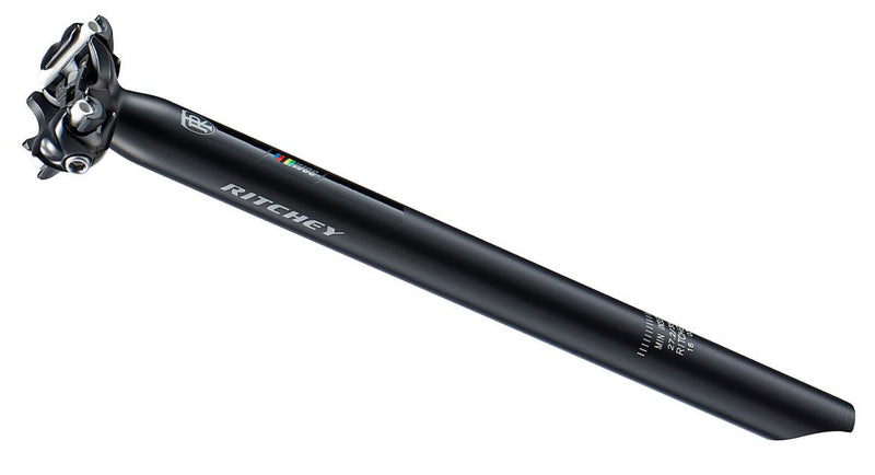 Load image into Gallery viewer, Ritchey WCS 1-Bolt Seatpost 27.2 350mm 0 Offset Matte Black SideBinder Clamp