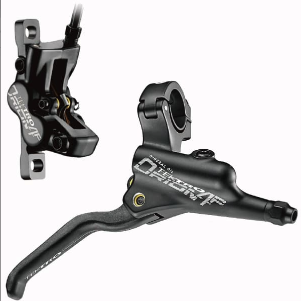 Load image into Gallery viewer, Tektro Orion HD-M745 Disc Brake and Lever - Rear, Hydraulic, Post Mount, Black