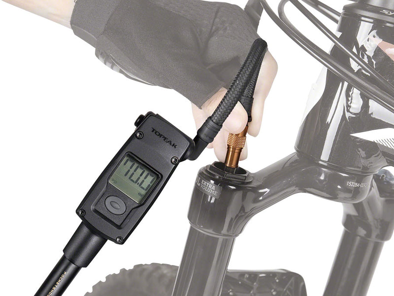 Load image into Gallery viewer, Topeak Pocket Shock Digital Shock Pump - 300psi