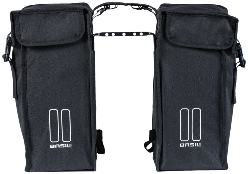 Load image into Gallery viewer, Basil Distance Holder Pannier Spacer, Steel, Black