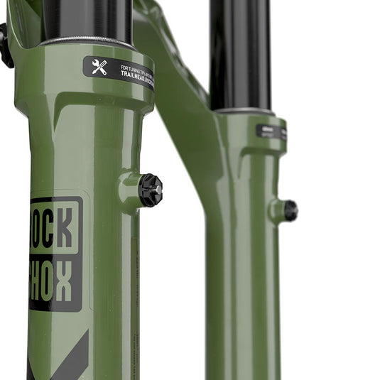 RockShox Lyrik Ultimate RC2 D1, Suspension Fork, 27.5'', DebonAir+, 140mm, 1-1/8''-1.5'', 15x110mm TA, Rake: 44mm, Green