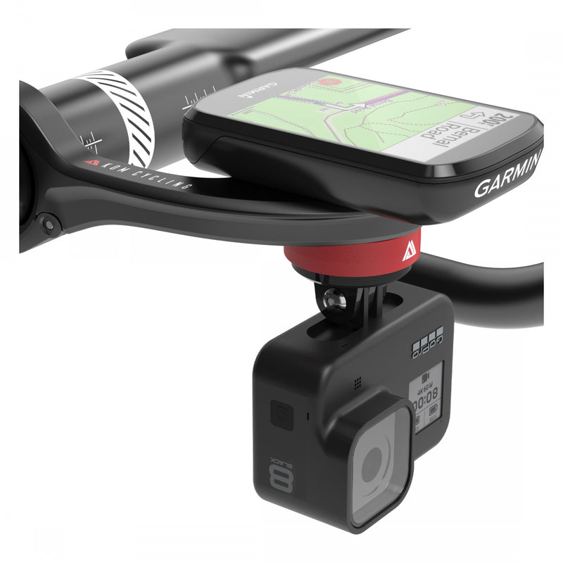 Load image into Gallery viewer, Kom Cycling Quick Release GoPro Computer Mount Black
