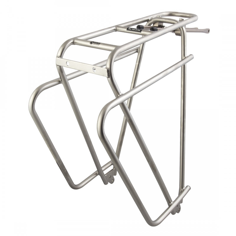 Load image into Gallery viewer, Tubus Logo Rack Rear Eyelet 26in thru 29in Silver
