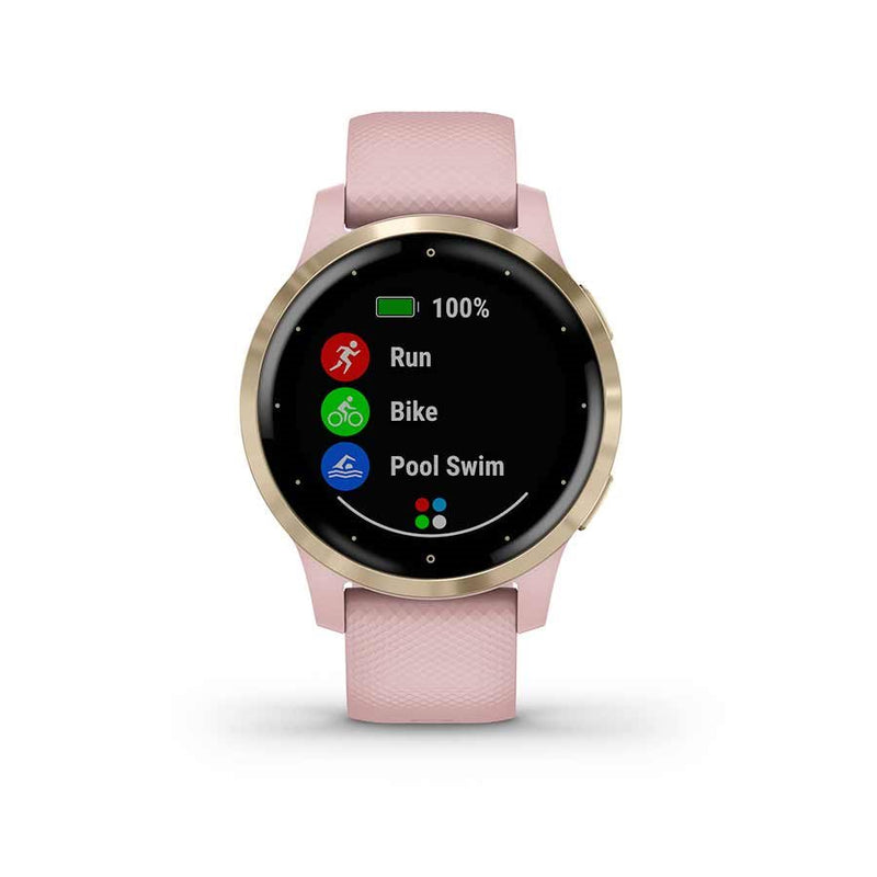 Load image into Gallery viewer, Garmin vivoactive 4S Watch Watch Color: Dust Rose, Wristband: Dust Rose - Silicone
