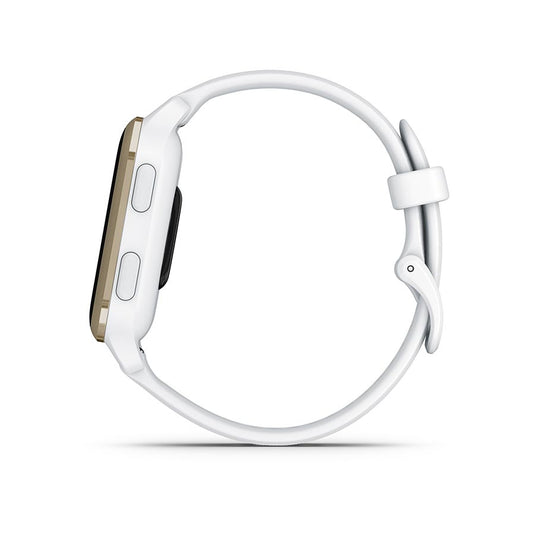 Garmin Venu Sq 2 Watch Watch Color: White, Wristband: White - Silicone