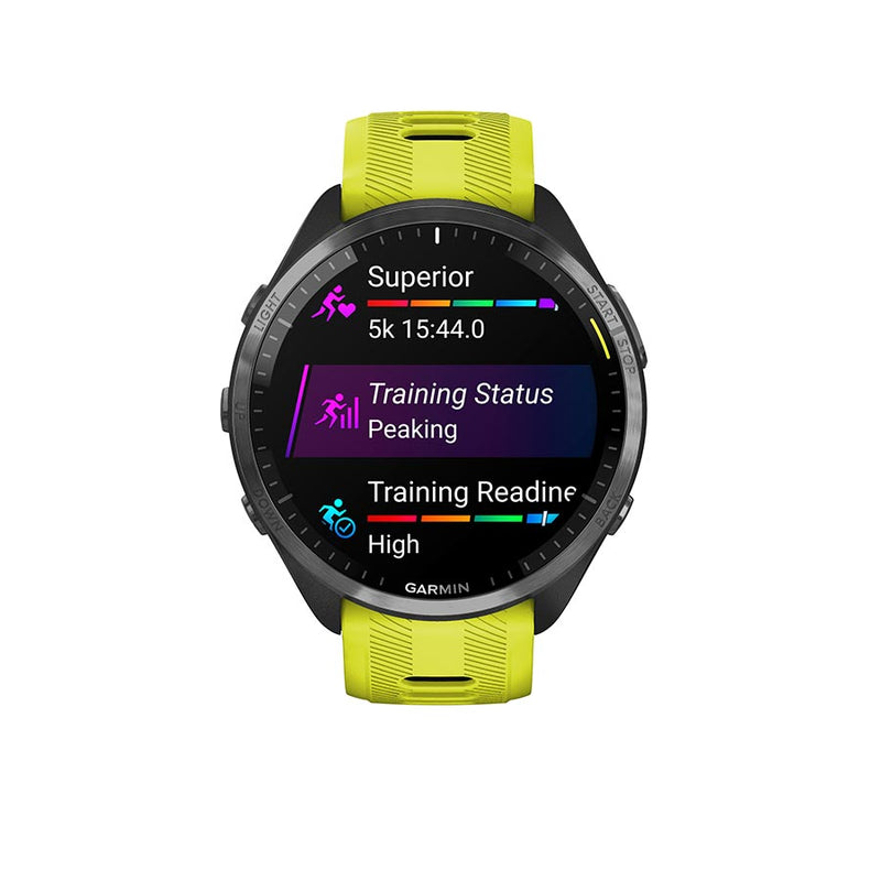 Load image into Gallery viewer, Garmin Forerunner 965 Watch Watch Color: Amp Yellow, Wristband: Amp Yellow/Black - Silicone
