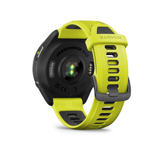 Garmin Forerunner 965 Watch Watch Color: Amp Yellow, Wristband: Amp Yellow/Black - Silicone