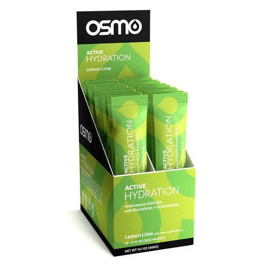 Osmo Nutrition Active Hydration, Drink Mix, Lemon Lime, Individual Packs, 20 servings, 20pcs