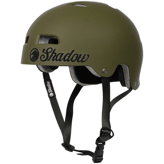 The-Shadow-Conspiracy-Shadow-Classic-Helmet-Small-Medium-(50-56cm)-Half-Face--Adjustable-Fitting--Include-Two-Sets-Of-Padding--Shadow-Crow-Head-Rivetsclassic-Woven-Label-Green_HLMT2745