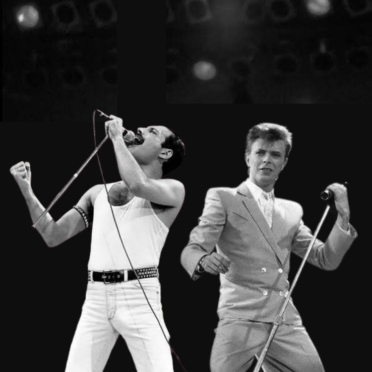 David Bowie and Freddie Mercury sing about tubeless tire pressure.