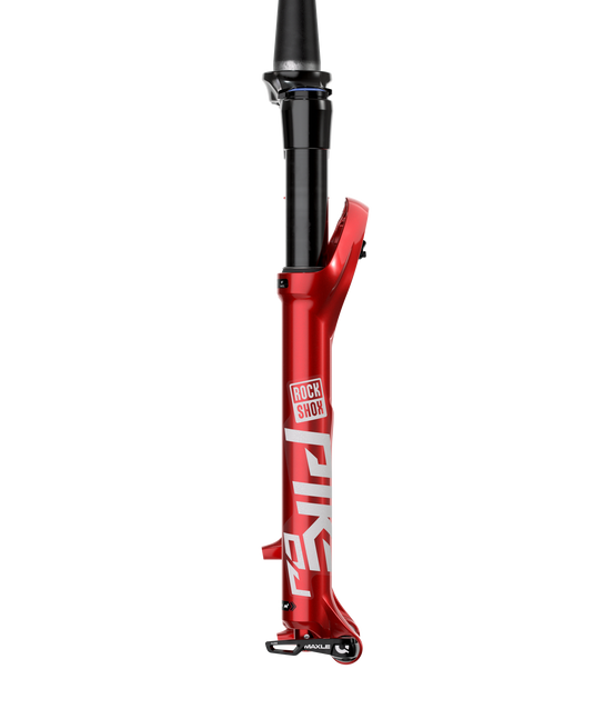 RockShox Pike DJ 26" Fork - 15x100 Solo Air 100mm, Electric Red, Crown Adjust, Aluminum Stanchions, Tapered Disc, Includes 2 Bottom Tokens & Maxle Ultimate