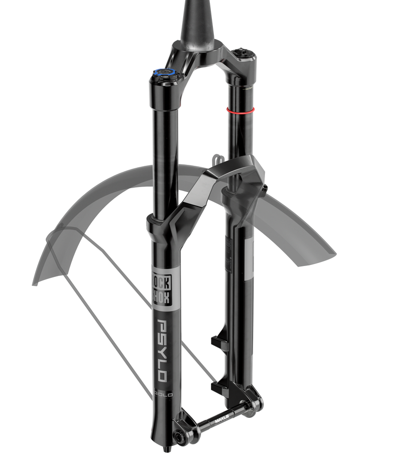 Load image into Gallery viewer, RockShox Psylo Gold A1 Suspension Fork, 29'', DebonAir, 160mm, 1-1/8''-1.5'', 15x110mm TA, Rake: 44mm, Black
