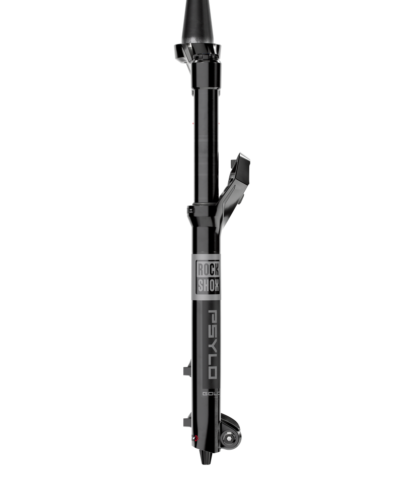 Load image into Gallery viewer, RockShox Psylo Gold Isolator RC 29" 150mm Front Suspension Fork - Tapered 35mm Aluminum Stanchions, Adjustable Isolator RC Damper, DebonAir Air Spring, Maxima Plush Damping Fluid, Gloss Black, Compatible with eMTB &amp; Trail Riding, Model Year 25
