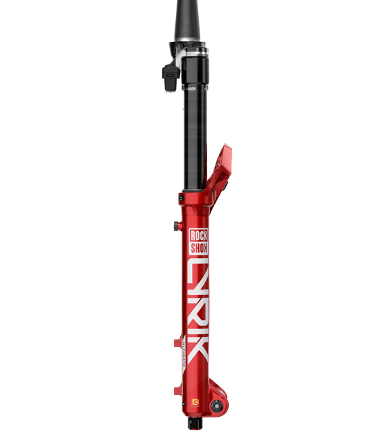 RockShox Lyrik Ultimate Flight Attendant 29" Boost Fork - 15x110mm, 160mm Travel, Electric Red, Includes Bolt-on Fender, 2 Bottom Tokens, Star Nut, Maxle Stealth, Battery & Charger - A3