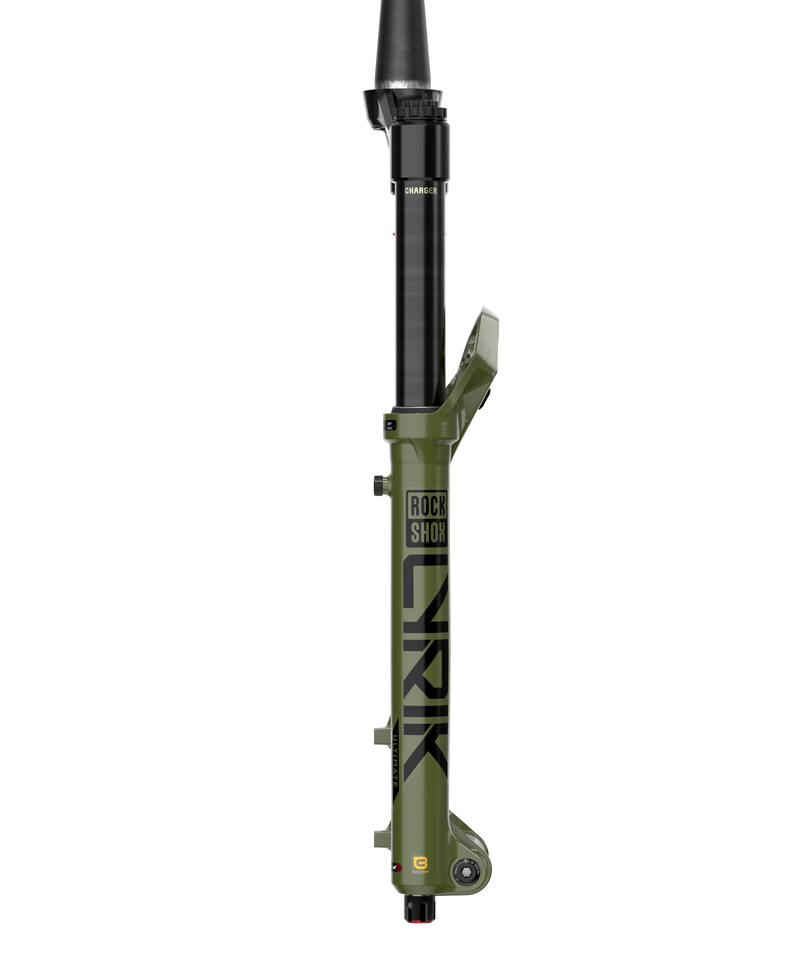 Load image into Gallery viewer, RockShox Lyrik Ultimate Charger 3.1 RC2 Suspension Fork - 27.5", 160 mm, 15 x 110 mm, 44 mm Offset, Green, D2
