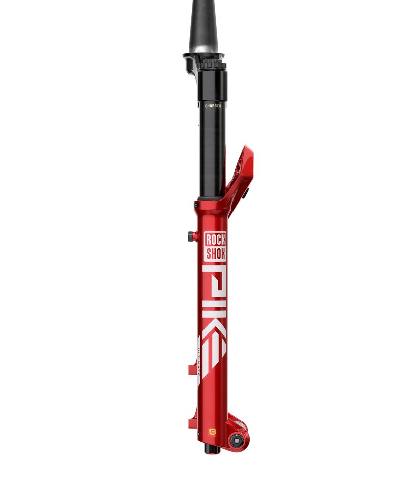 Load image into Gallery viewer, RockShox Pike Ultimate CHARGER 3.1 RC2 Fork - 27.5" Boost� 15x110, 130mm Travel, Electric Red, DebonAir+ with Accessories
