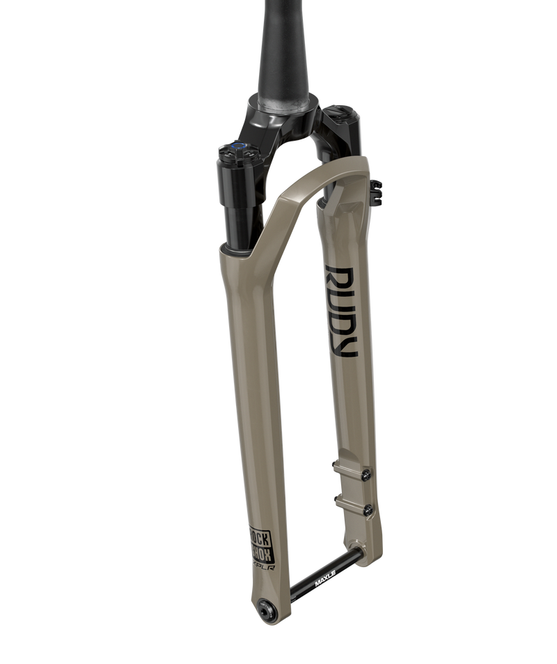 Load image into Gallery viewer, RockShox RUDY Ultimate XPLR Race Day 2 Suspension Fork - 700c, 40 mm, 12 x 100 mm, 45 mm Offset, Kwiqsand, A2
