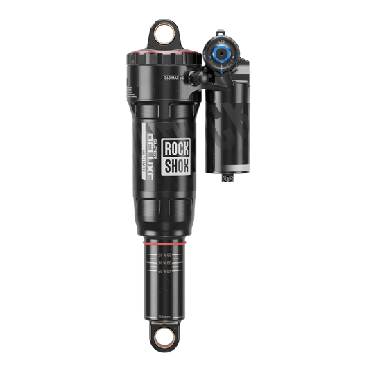 RockShox Super Deluxe Ultimate RC2T Rear Shock - 230 x 57.5mm, Linear Air, 0 Neg/2 Pos Token, Reb 55 / Comp 30, L/O4,