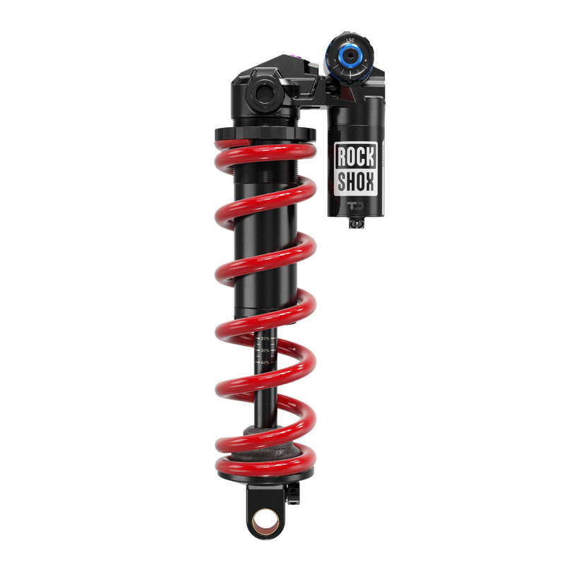 Load image into Gallery viewer, RockShox Vivid Coil Ultimate Rear Shock 205x57.5 Trunnion Carbon Coil
