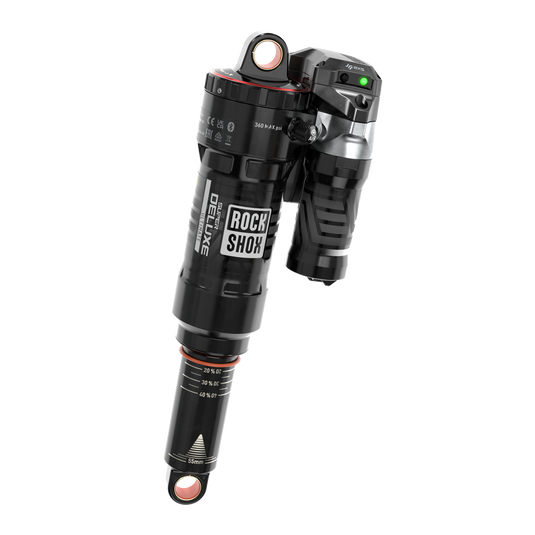 RockShox Super Deluxe Ultimate RC2T Rear Shock - 205 x 60 mm, Linear Air, 0 Neg/2 Pos Token, Reb 55 / Comp 30, L/O4,