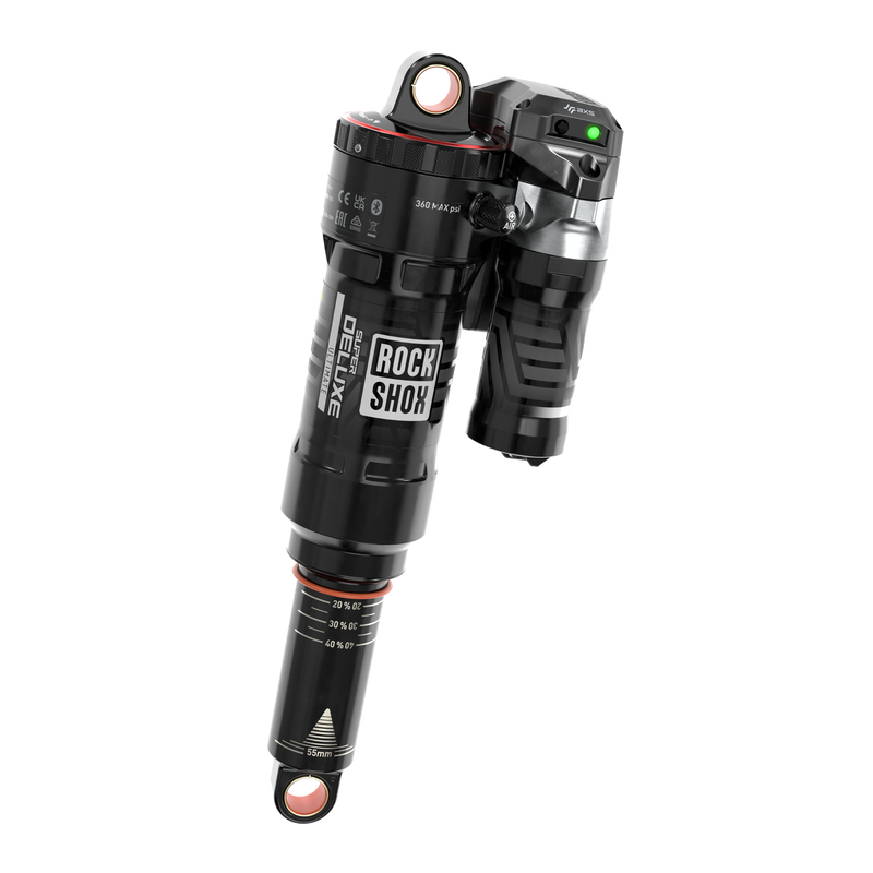 Load image into Gallery viewer, RockShox Super Deluxe Ultimate RC2T Rear Shock - 210 x 55 mm, Linear Air, 0 Neg/2 Pos Token, Reb 55 / Comp 30, L/O4,
