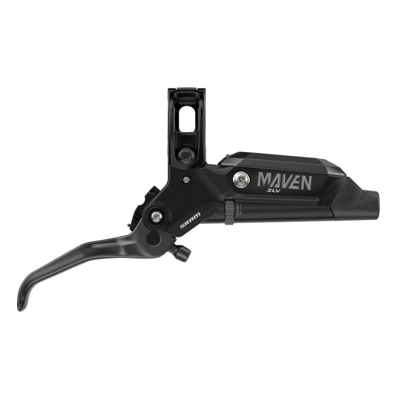 Load image into Gallery viewer, SRAM Maven Silver Disc Brake and Lever - Rear, Post Mount, 4-Piston, Aluminum Lever, SS Hardware, Black, A1
