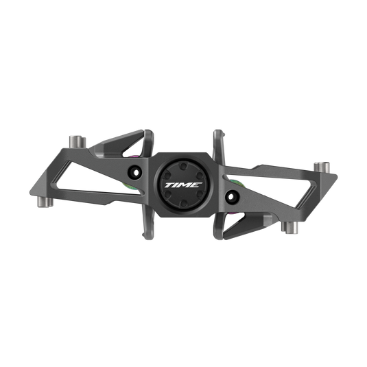 Time Speciale 10 Pedals - Dual Sided Clipless with Platform, Aluminum, 9/16", Gray, Large, B1